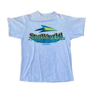 Vintage Early 90s SeaWorld Cleveland Ohio Graphic Tee Men's Size Large